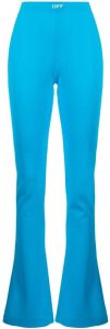 Off-White Sleek side-split leggings Blauw