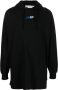 Off-White Hoodie met tekst Zwart - Thumbnail 1
