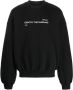 Off-White Sweater met tekst Zwart - Thumbnail 1