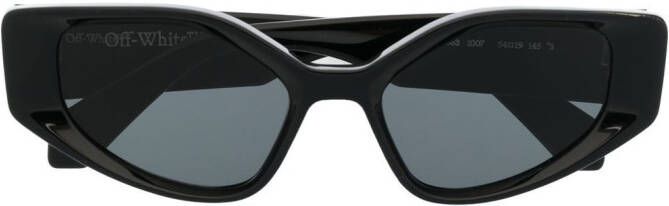 Off-White Eyewear Zonnebril met vierkant montuur Zwart