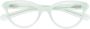 Off-White Style 26 bril met rond montuur Groen - Thumbnail 1