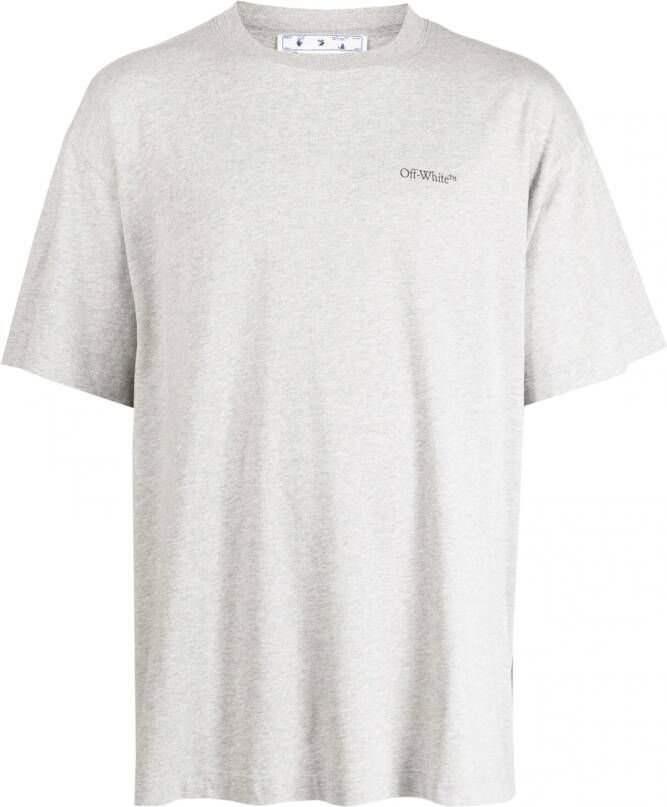 Off-White T-shirt met print Grijs