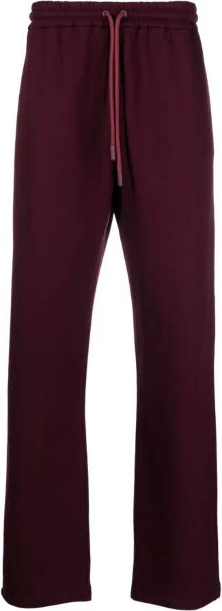 Off-White Trainingsbroek met geborduurd logo Rood