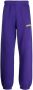 Off-White Trainingsbroek met logoprint Paars - Thumbnail 1