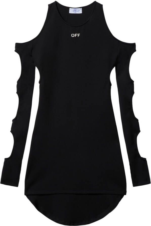 Off White Long Sleeve Tops Zwart Dames