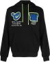 Off-White Katoenen hoodie Zwart - Thumbnail 1