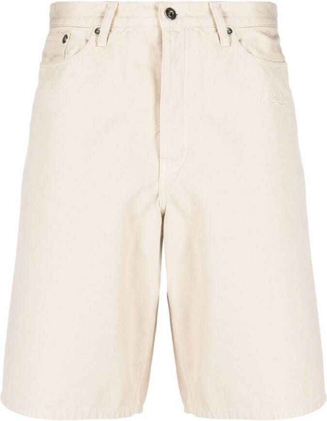 Off-White Canvas shorts Beige