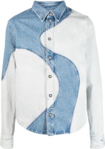 Off-White Denim shirtjack Blauw