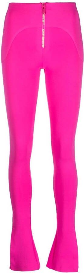 Off-White Legging met zijsplit Roze