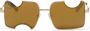 Off-White Eyewear Zonnebril met getinte glazen Bruin - Thumbnail 1