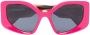 Off-White Eyewear Zonnebril met logoprint Roze - Thumbnail 1
