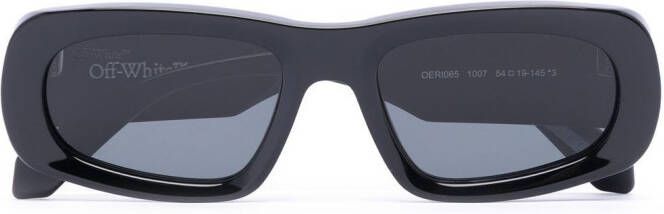 Off-White Eyewear Zonnebril met logoprint Zwart
