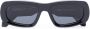 Off-White Eyewear Zonnebril met logoprint Zwart - Thumbnail 1