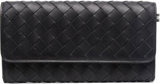 Officine Creative Roche geweven portemonnee Zwart