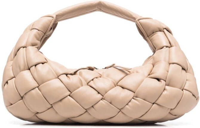 Officine Creative Leren shopper Beige