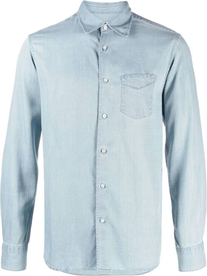Officine Generale Button-down overhemd Blauw