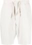 Officine Generale Phil shorts van lyocellmix Beige - Thumbnail 1