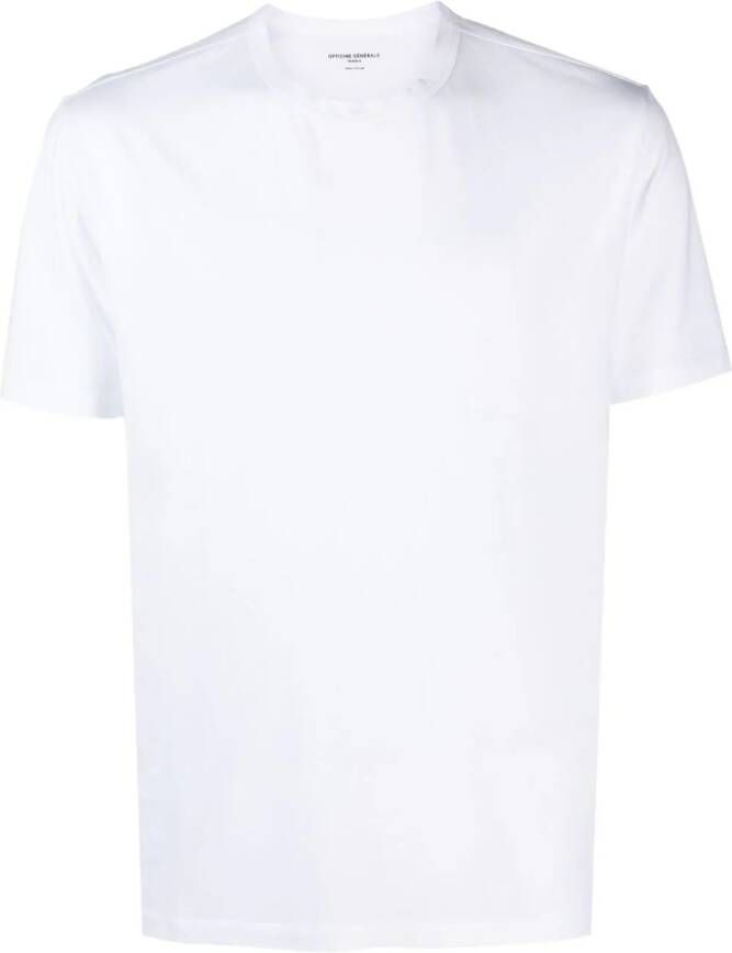 Officine Generale T-shirt met ronde hals Wit