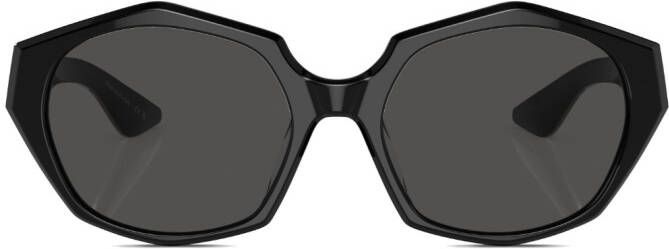 Oliver Peoples 1971 zonnebril met oversized montuur Zwart