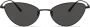 Oliver Peoples 1998c zonnebril met cat-eye montuur Zwart - Thumbnail 1