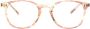 Oliver Peoples Bril met schildpadschild design Bruin - Thumbnail 1