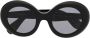 Oliver Peoples Dejeanne zonnebril met oversized montuur Zwart - Thumbnail 1