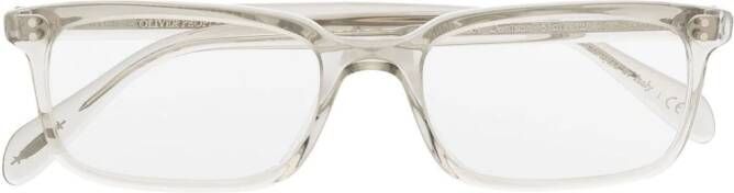 Oliver Peoples Denison bril met vierkant montuur Grijs