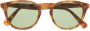 Oliver Peoples Desmon Sun zonnebril met rond montuur Bruin - Thumbnail 1