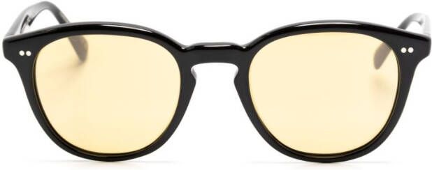 Oliver Peoples Desmon zonnebril met rond montuur Zwart