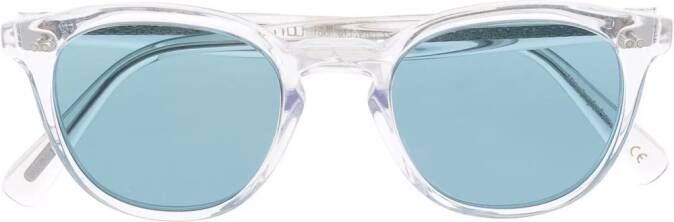 Oliver Peoples Desmon zonnebril met wayfarer montuur Wit