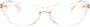 Oliver Peoples Zonnebril met rechthoekig montuur Roze - Thumbnail 1