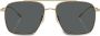 Oliver Peoples Dresner zonnebril met piloten montuur Goud - Thumbnail 1