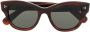 Oliver Peoples Eadie zonnebril met cat-eye montuur Bruin - Thumbnail 1