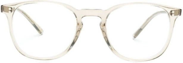 Oliver Peoples Finley bril met vierkant montuur Grijs