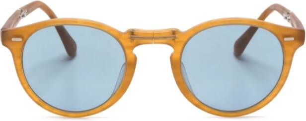 Oliver Peoples Gregory Peck 1962 zonnebril Bruin