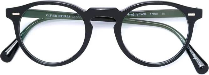 Oliver Peoples Gregory Peck bril Zwart