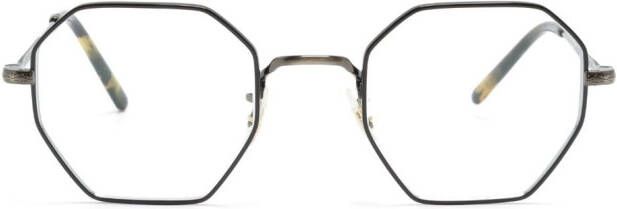 Oliver Peoples Holender bril met geometrisch montuur Zwart