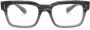 Oliver Peoples Hollins bril met vierkant montuur Grijs - Thumbnail 1