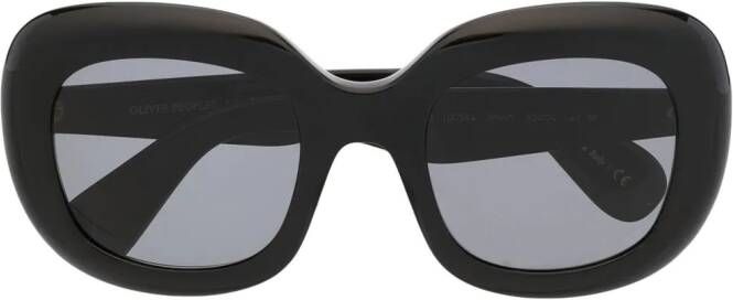 Oliver Peoples Jesson zonnebril met getinte glazen Zwart