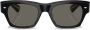 Oliver Peoples Kasdan zonnebril met rechthoekig montuur Zwart - Thumbnail 1