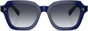 Oliver Peoples Kienna zonnebril met vierkant montuur Blauw