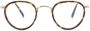 Oliver Peoples MP-2 bril met rond montuur Bruin - Thumbnail 1