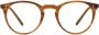 Oliver Peoples O'Malley bril met rond montuur Wit - Thumbnail 1