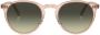 Oliver Peoples O'Malley zonnebril met rond montuur Bruin - Thumbnail 1