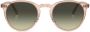 Oliver Peoples O'Malley zonnebril met rond montuur Bruin - Thumbnail 1