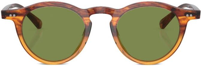 Oliver Peoples Op-13 zonnebril met rond montuur Bruin