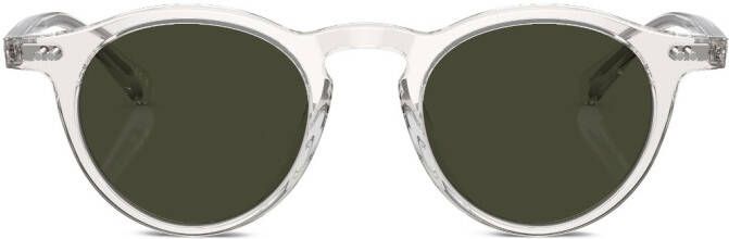 Oliver Peoples Op-13 zonnebril met rond montuur Grijs
