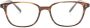 Oliver Peoples Bril met rechthoekig montuur Bruin - Thumbnail 1
