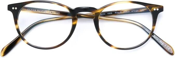 Oliver Peoples 'Riley-R' glasses Zwart