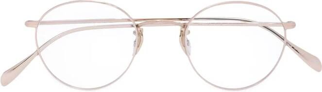 Oliver Peoples ronde brilmonturen Metallic